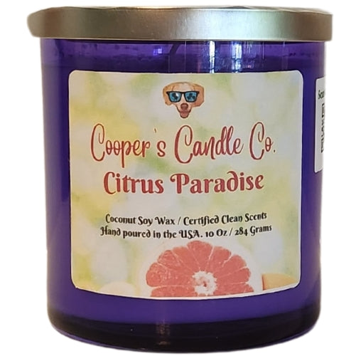 Citrus Paradise summery citrus scent with sophistication.