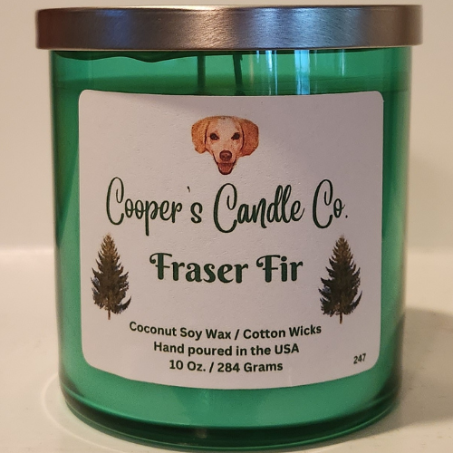 Fraser Fir Scented Candle-Fill any room with a, crisp holiday scent.