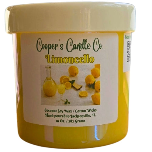 Limoncello Scented Candle Italian inspired intoxicating fragrance