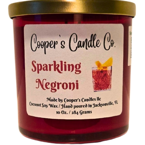 Sparkling Negroni scented candle a captivating fragrance