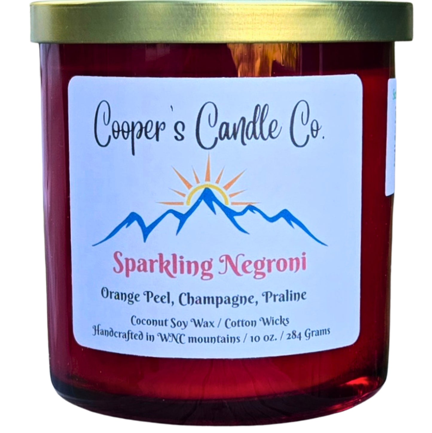Sparkling Negroni scented candle a captivating fragrance