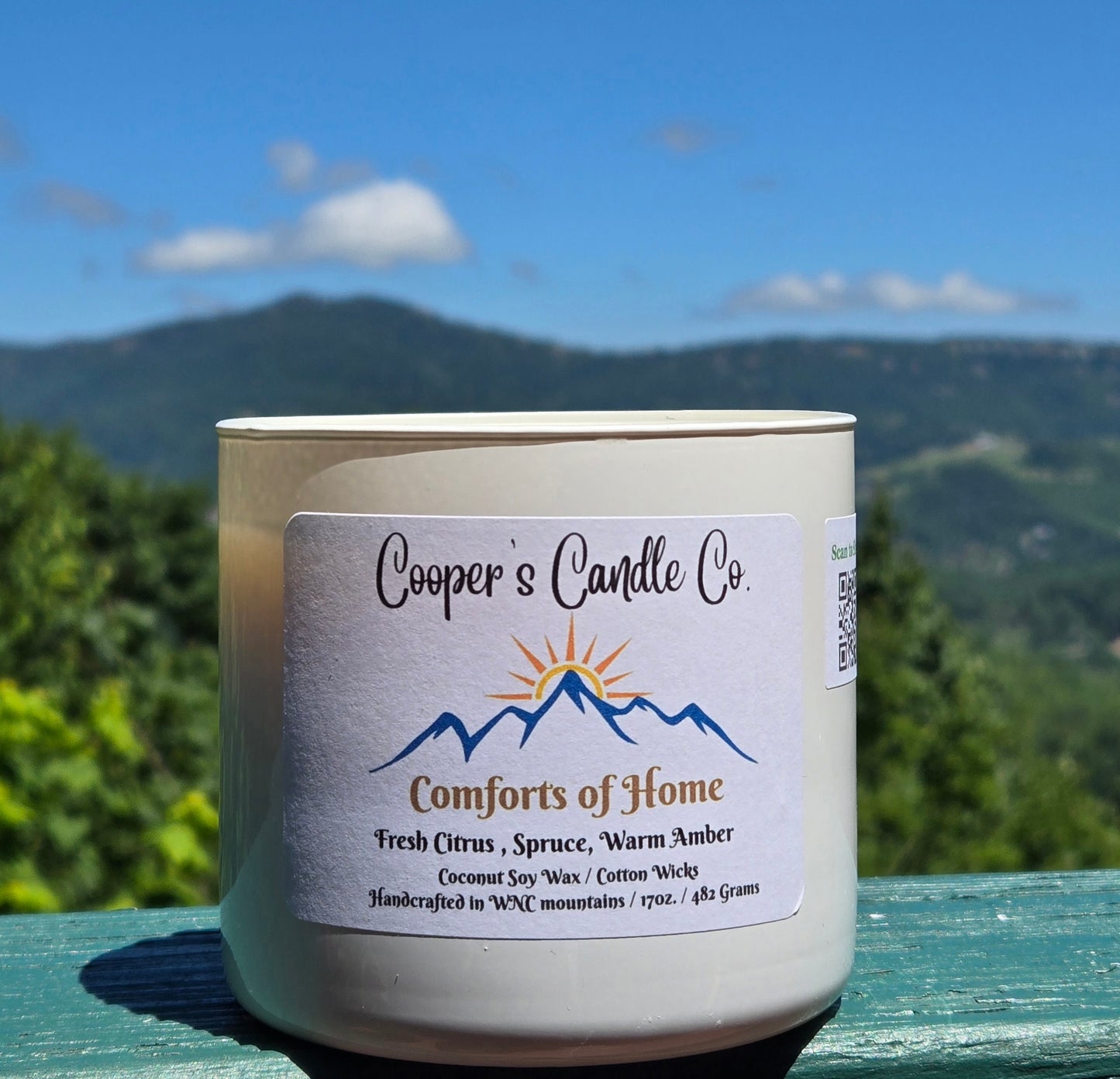 Comforts of Home Scented Candle – Dessert, Citrus & Pine