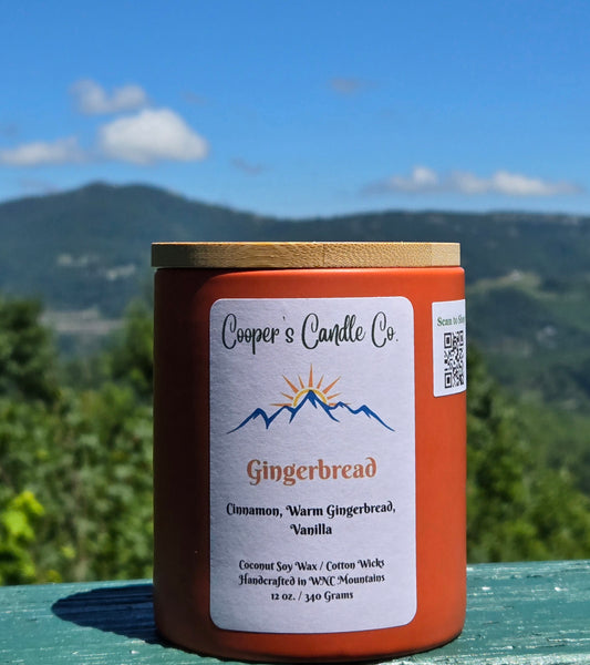 Gingerbread Scented Container Candle – Holiday Spice