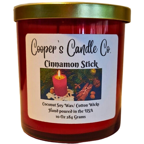 Cinnamon_Stick_Scented_10_oz_red_candle