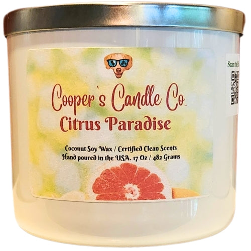 Citrus Paradise- summery scent with sophistication.