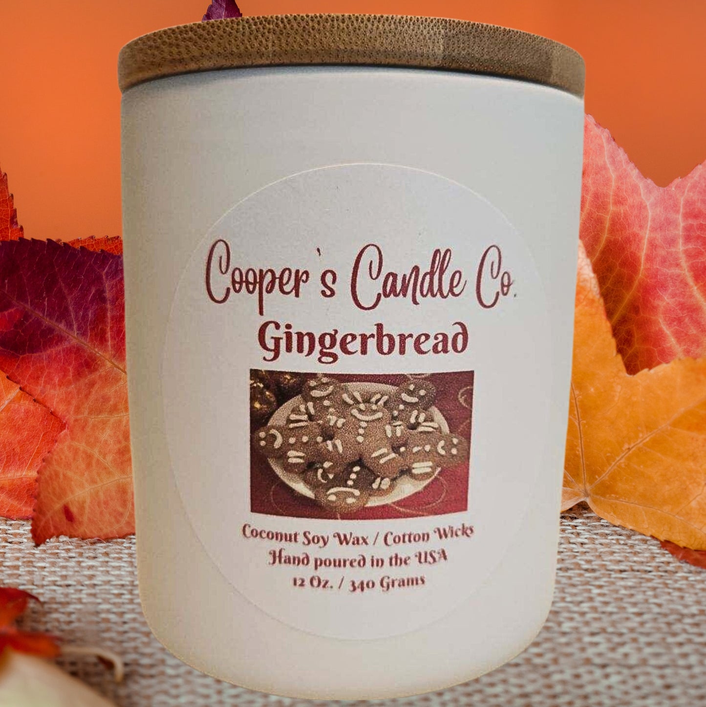 Gingerbread Scented Candle A winter treat with this gingerbread scent.