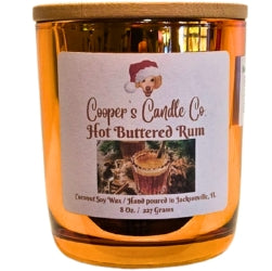 Hot Buttered Rum Scented Candle-A deliciously cozy warmth to any space