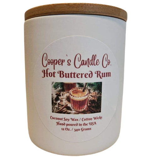 Hot Buttered Rum Scented Candle-A deliciously cozy warmth to any space