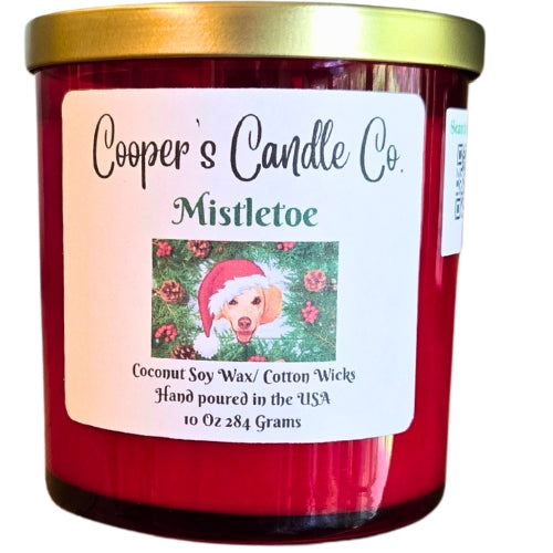 Mistletoe_scented_10_oz_red_glass_candle