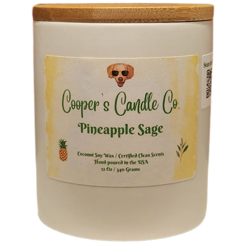 Pineapple Bliss Scented Candle-A perfect blend of Pineapple & Sage.