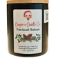 Patchouli Balsam scented candle a tranquil vibe with a refreshing crisp note.