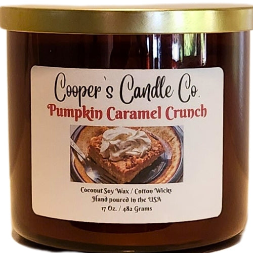 Pumpkin Caramel Crunch-An autumnal candle that delights the senses.